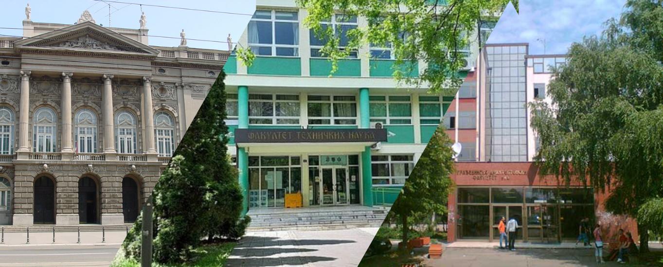 Studiranje arhitekture u Srbiji - Univerzitet u Beogradu, Novom Sadu i Nisu